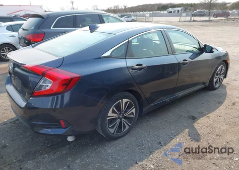 2018 Honda Civic Ex-L из США, поврежденный, VIN 2HGFC1F80JH640602